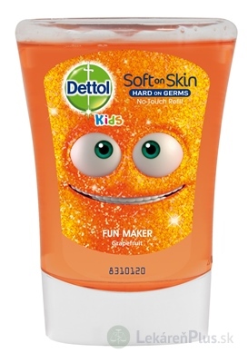 Dettol Kids Bavič (Grapefruit) náplň do bezdotykového dávkovača mydla 1x250 ml