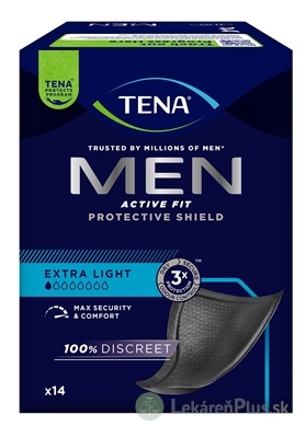 TENA MEN Protective Shield inkontinenčné vložky pre mužov 1x14 ks