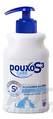 DOUXO S3 CARE Shampoo šampón pre mačky a psy 1x200 ml