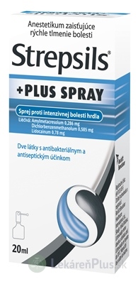 Strepsils PLUS SPRAY aer ora 1x20 ml