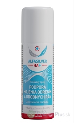 ALFASILVER HA+ sprej v prášku na ošetrenie rán 1x50 ml