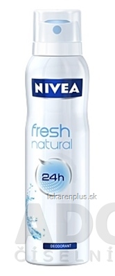 NIVEA SPREJ DEODORANT Fresh natural pre ženy 1x150 ml