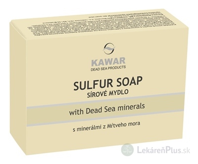 KAWAR SÍROVÉ MYDLO s minerálmi z Mŕtveho mora 1x120 g