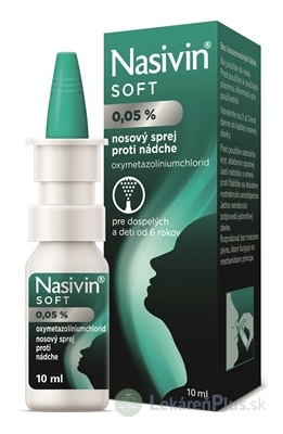 NASIVIN SOFT 0,05 % aer nao (dávkovač 3K systém) 1x10 ml