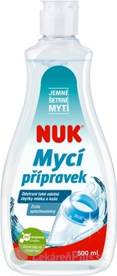 NUK Umývací prostriedok na fľaše a cumlíky špeciálne na čistenie a umývanie výrobkov pre deti (inov.2021) 1x500 ml