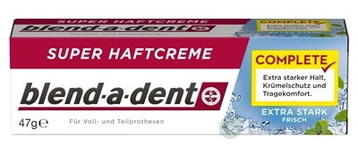 blend-a-dent EXTRA STARK FRISH complete super fixačný dentálny krém 1x47 g