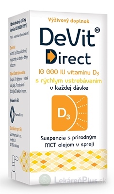 DeVit Direct 10 000 IU sprej 1x6 ml