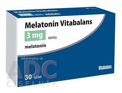 Melatonin Vitabalans 3 mg tablety tbl (blis.PVC/Al) 1x30 ks