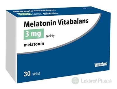 Melatonin Vitabalans 3 mg tbl (blis.PVC/Al) 1x30 ks