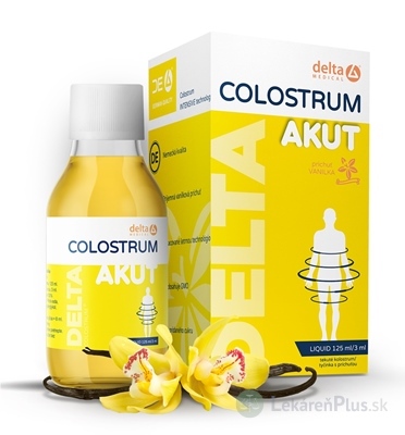 DELTA COLOSTRUM AKUT Vanilka tekuté 1x125 ml