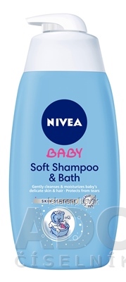 NIVEA BABY Jemný kúpeľ a šampón 1x500 ml