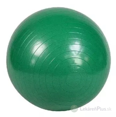 GYMY REHABILITAČNÁ LOPTA ABS 75 cm + pumpa rôzne farby (modrá/zelená) 1x1 set