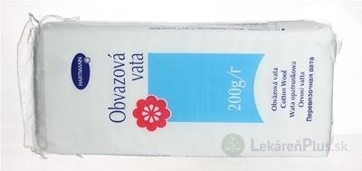 VATA OBVÄZOVÁ skladaná, nesterilná, zmes 1x200 g