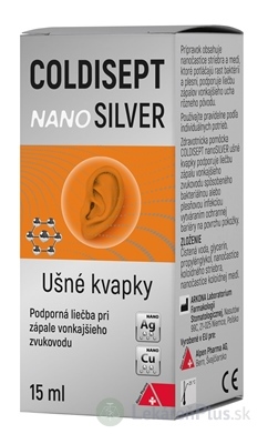 COLDISEPT nanoSILVER ušné kvapky 1x15 ml