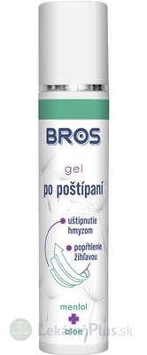 BROS gel po poštípaní mentol + aloe, 1x50 ml