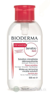 BIODERMA Sensibio H2O micelárna voda pre citlivú pleť, s pumpou (inov.2014) 1x500 ml