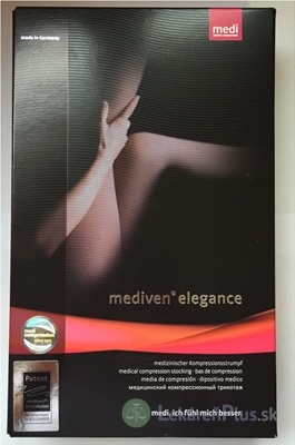 mediven elegance pančuchové nohavice veľkosť 7, (II.KT), normálne, karamel 1x1 ks