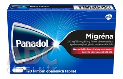 Panadol Migréna tbl flm 250 mg/250 mg/65 mg 1x20 ks