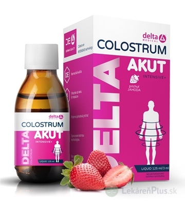 DELTA COLOSTRUM AKUT Jahoda tekuté 1x125 ml