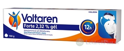 Voltaren Forte 2,32 % gél gel (tuba LDPE/Al/LLDPE/HDPE/Antiblock Masterbatch s odkláp.uzáver.) 1x150 g