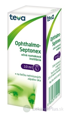 OPHTHALMO-SEPTONEX int opo (fľ.plast.biela+kvapkadlo) 1x10 ml