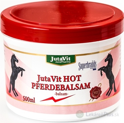 JutaVit PFERDEBALSAM HOT konská masť hrejivá 1x500 ml