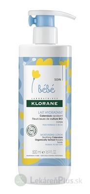 KLORANE BEBE LAIT HYDRATANT (inovácia 2018) hydratačné mlieko 1x500 ml