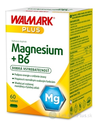 WALMARK Magnesium + B6 tbl 1x60 ks