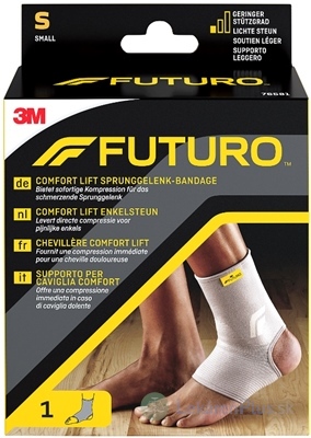 3M FUTURO Comfort bandáž na členok veľkosť S, ľahká opora, (76581) 1x1 ks