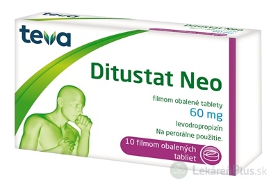 Ditustat Neo filmom obalené tablety tbl flm 60 mg (blis.PVC/PVDC/Al) 1x10 ks