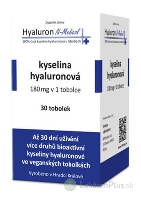 N-Medical Hyaluron cps kyselina hyalurónová 1x30 ks