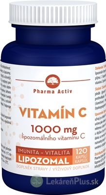 Pharma Activ Lipozomal Vitamín C 1000 mg cps 1x120 ks