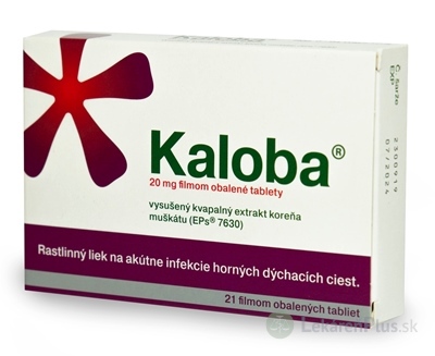 Kaloba 20 mg filmom obalené tablety tbl flm (blis.PVC/PVDC/Al) 1x21 ks