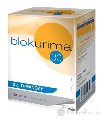 Blokurima 2 g D-MANÓZY vrecúška (120 g) 1x30 ks