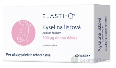 Elasti-Q KYSELINA LISTOVÁ 800 μg tbl 1x60 ks