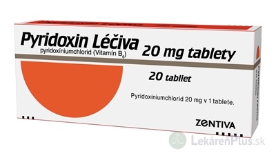 Pyridoxin Léčiva tbl 20 mg (blis. PVC/Al) 1x20 ks