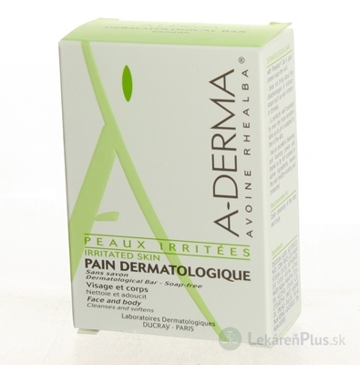 A-DERMA PAIN DERMATOLOGIQUE D’AVOINE RHEALBA dermatologická umývacia kocka 1x100 g