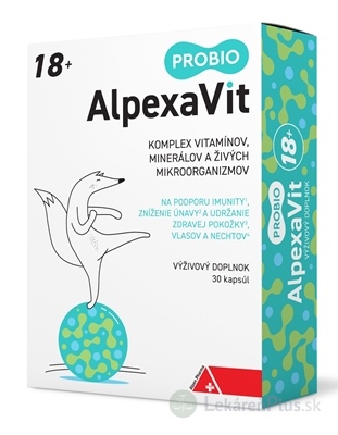 AlpexaVit PROBIO 18+ cps (inov.2023) 1x30 ks
