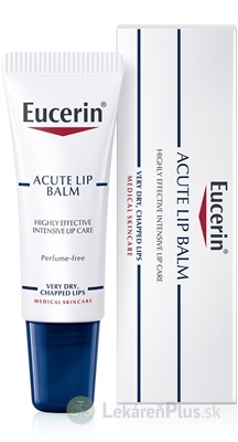 Eucerin ACUTE LIP BALM balzam na pery 1x10 ml