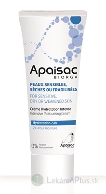 Apaisac BIORGA Intenzívny hydratačný krém modrá rada (Intensive Moisturising Cream) 1x40 ml