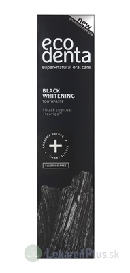 EcoDenta BLACK WHITENING čierna zubná pasta na bielenie zubov 1x100 ml