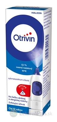 Otrivin 0,1 % aer nao (fľ.HDPE s dávkovačom ovl. palcom) 1x10 ml