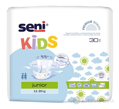 Seni KIDS junior plienkové nohavičky, 11-20 kg (inov.2020) 1x30 ks