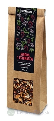 FYTO JAHODA A ECHINACEA ovocno-bylinný čaj sypaný 1x100 g