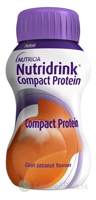 NUTRIDRINK COMPACT PROTEIN s príchuťou chladivého kokosu 24x125 ml (3000 ml)