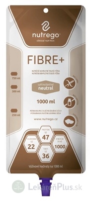 Nutrego FIBRE+ s príchuťou neutral tekutá výživa, sondová 6x1000 ml