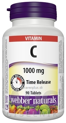 Webber Naturals Vitamín C 1000 mg cps s postupným uvoľňovaním 1x90 ks