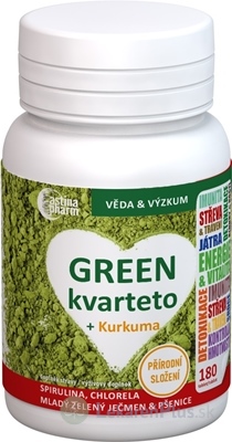 Astina GREEN kvarteto + Kurkuma tbl 1x180 ks