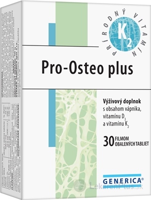 GENERICA Pro-Osteo plus tbl flm 1x30 ks