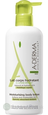 A-DERMA LAIT CORPS HYDRATANT hydratačné telové mlieko 1x400 ml